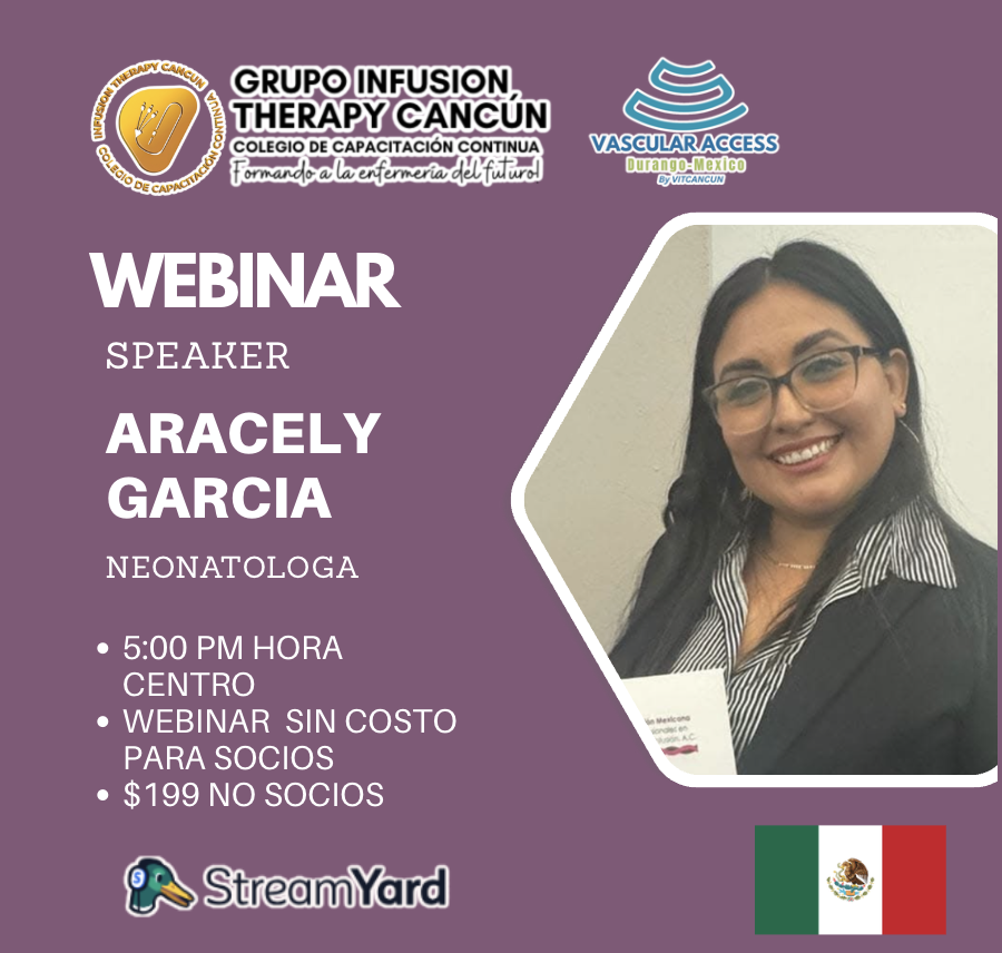 Webinar 09 abril 2026 “Gestión del capital venoso en el paciente pediátrico”